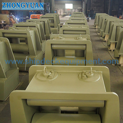 ISO 13733 Type 4R 4 Rollers Fairleads Universal With Upper Roller Ship Towing Equipment