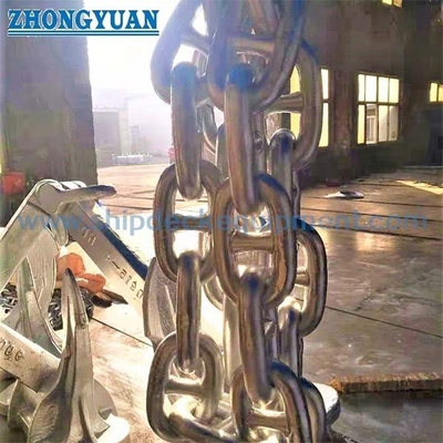 زنجیر لنگر پیوند گل میخ گالوانیزه زنجیر لنگر
