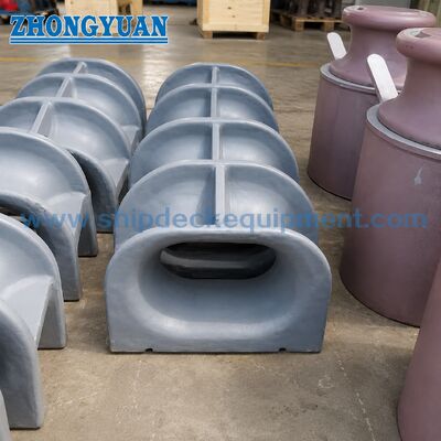 310-500 میلیمتر چاک پاناما فولادی ریختهگری نصب شده روی عرشه | نوع AC JIS F 2017-1982 برای مهار کشتی