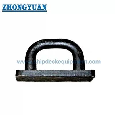 JIS F 3410 Type D Forging Steel Oval Lifting Eyeplate Ship Ship تجهیزات