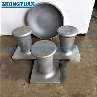 ASTM A27-70-36 Cast Steel 8 "10" Double Bitt بدون شاخ تجهیزات پهلوگیری کشتی
