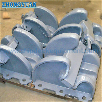 بندر زنجیری لنگر دار از نوع سگ برای زنجیر 17 ′′68 میلی متری JIS F 2002 نوع فولاد ریخته شده یا آهن انعطاف پذیر