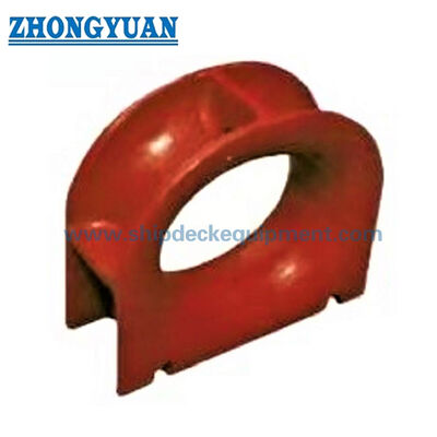 چوک لنگر زنی فولاد ریخته شده نصب شده در عرشه برای لنگر انداختن و کشیدن کشتی.