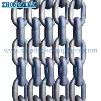 MIL-C-22521C Open Link Coast Guard Boy Mooring Chain. 13 ٪ 48 میلی متر زنجیره ی بدون بند