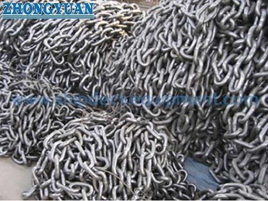MIL-C-22521C Open Link Coast Guard Boy Mooring Chain. 13 ٪ 48 میلی متر زنجیره ی بدون بند