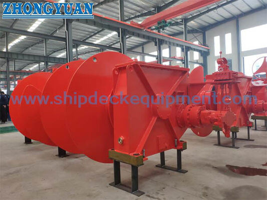 وینچ لنگر و کشش هیدرولیک الکتریکی ترکیبی Φ64 میلیمتری برای عرشه کشتی