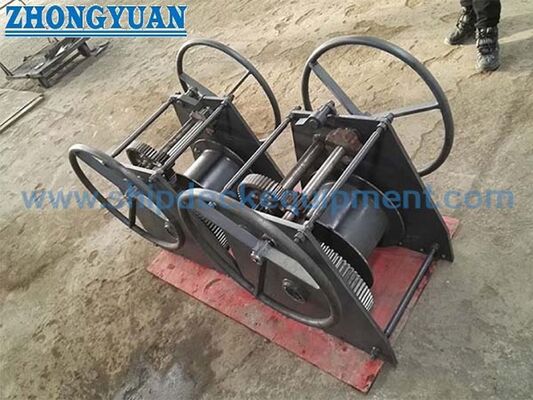 وینچ اتصال دستی دریایی. وینچ کار دستی برای تجهیزات عرشه کشتی.