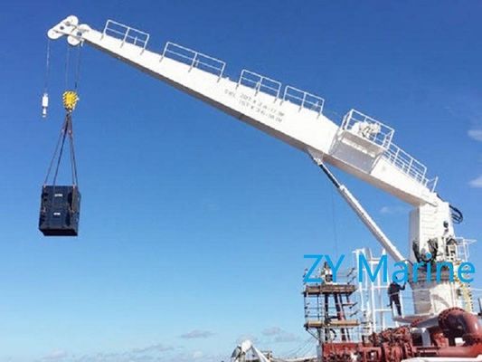 1 ′′20T جرثقیل هیدرولیک برای عرشه کشتی ′′ جرثقیل دریایی با چرخش 360 درجه