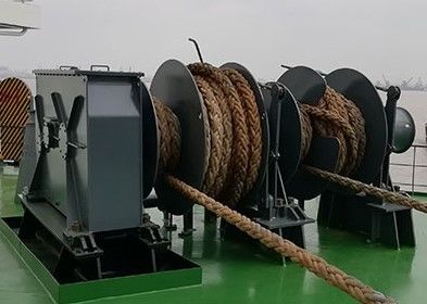 5-800KN واحد درام الکتریسیته لنچ لنچ با ورپینگ سر تجهیزات عرشه کشتی