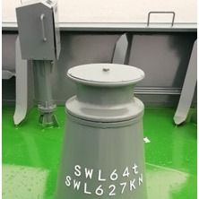 CB/T 436 Type B Ship Pedestal Roller Fairlead With Cleat Ship یدک کش تجهیزات
