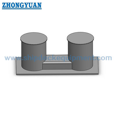 استیل دو قطعه بالارد با پایه باریک GB / T 554 نوع C کشتی تجهیزات کشنده