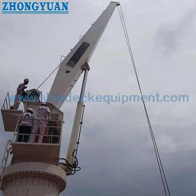 3T 20 متر هيدرولیک Telescopic Boom کرین کشتی با کابین اپراتور