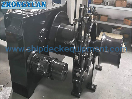 5-800KN واحد درام الکتریسیته لنچ لنچ با ورپینگ سر تجهیزات عرشه کشتی
