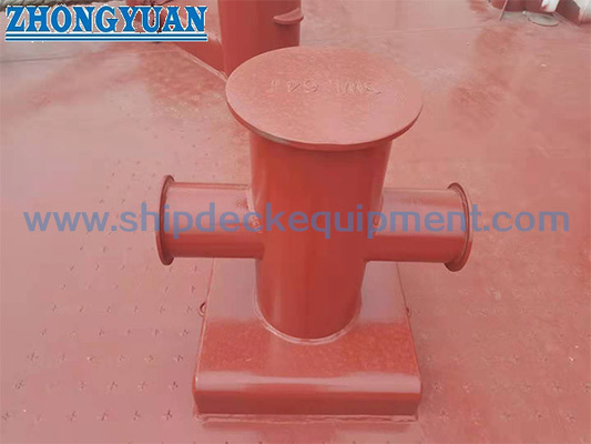CB/T 3845-2000 Ships Single Cross Bitt Cruciform Bollard Shipment Equipment تجهیزات