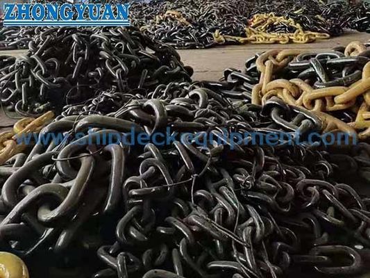 زنجیره لنگر دریایی استود-لینک U1 U2 U3 فلش-بوت جوش برای لنگرگذاری کشتی