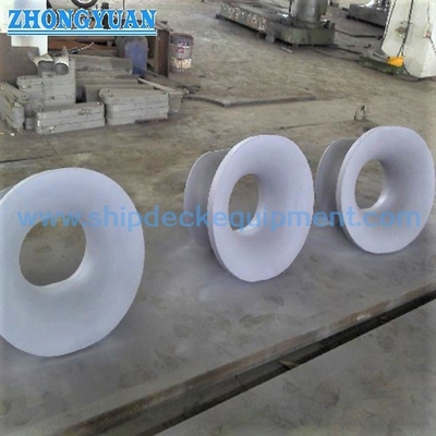 NS 2587 Type A Bulwark Mounted Plate Steel Fabric Welded Chock Ship Ship Shipment تجهیزات
