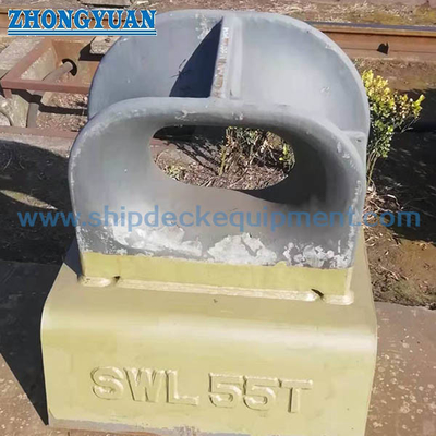 CB 34-76 Type B Bulwark Bolted Casting Steel Mooring Chock Shock Ship Shipment تجهیزات
