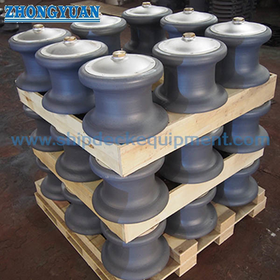 غلتک فولادی ریخته گری CB/T 3861 نوع A Fairlead با پوشش گرد و غبار تجهیزات پهلوگیری کشتی