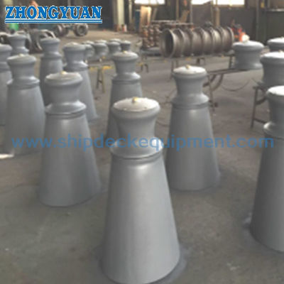 راهنمای قرقره پایه DN100mm–450mm با ناظم | SWL تأیید شده (254–1766 کیلو نیوتن) برای مهار کشتی