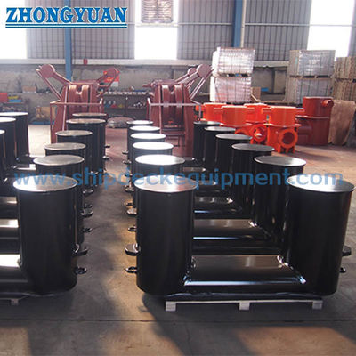 پایه مهار شیبدار دو سر با ظرفیت ۵۰-۱۰۰ میلیمتر | پایه مهار جوشی نوع A CB/T 169-2011 برای عرشه کشتی