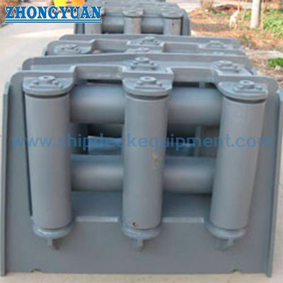 9-Roller Universal Fairlead برای مهار و یدککشی کشتی | CB*3062-79 نوع E