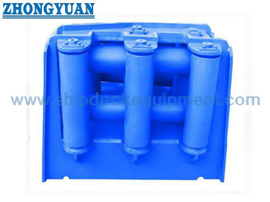 9-Roller Universal Fairlead برای مهار و یدککشی کشتی | CB*3062-79 نوع E