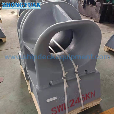 JIS F 2007-1976 Bulwark Mounted Mooring Chock (Type A، B) تجهیزات پهلوگیری کشتی