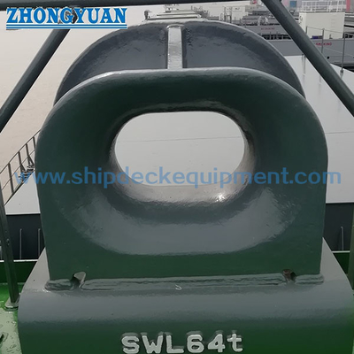DIN 81915 نوع C تجهیزات بکسل کشتی عرشه ریخته گری عرشه فولادی سوار