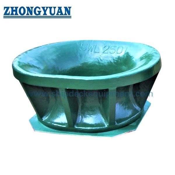 تجهیزات یدک کش کشتی نصب شده بر روی سنگر چوبی برای مهار تک نقطه ای JIS F 2030 A Casting Steel Mooring