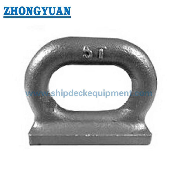 JIS F 3410 Type F Forging Steel Welded Ovel Eyeplate Ship Ship تجهیزات